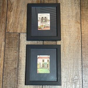 Black Framed Wall Art Set